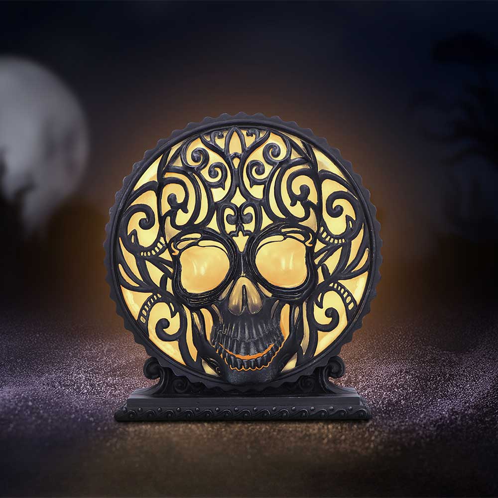 Death's Embrace Gothic Lamp 20.2cm