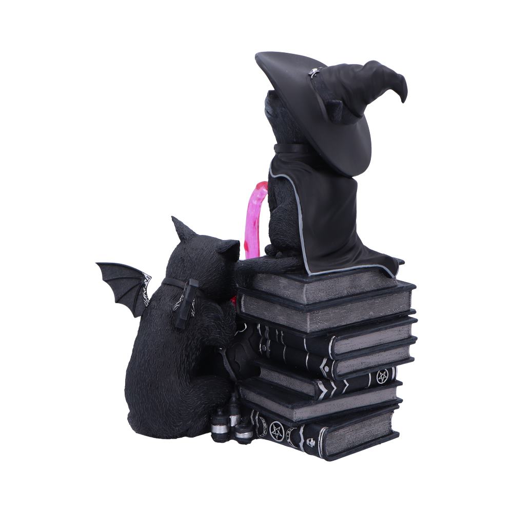 Cult Cuties Malpuss and Purrah Curious Cauldron 18.5cm