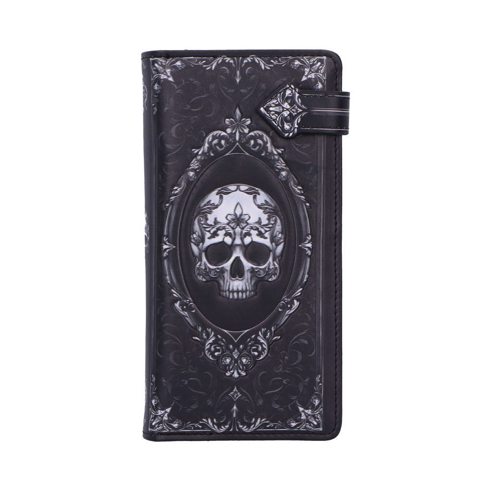 Baroque Skull Embossed Purse 18.5cm