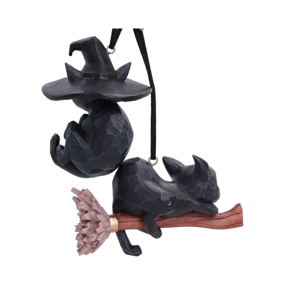 Curse and Claw Halloween Cats Hanging Ornaments (Set of 2) 7cm