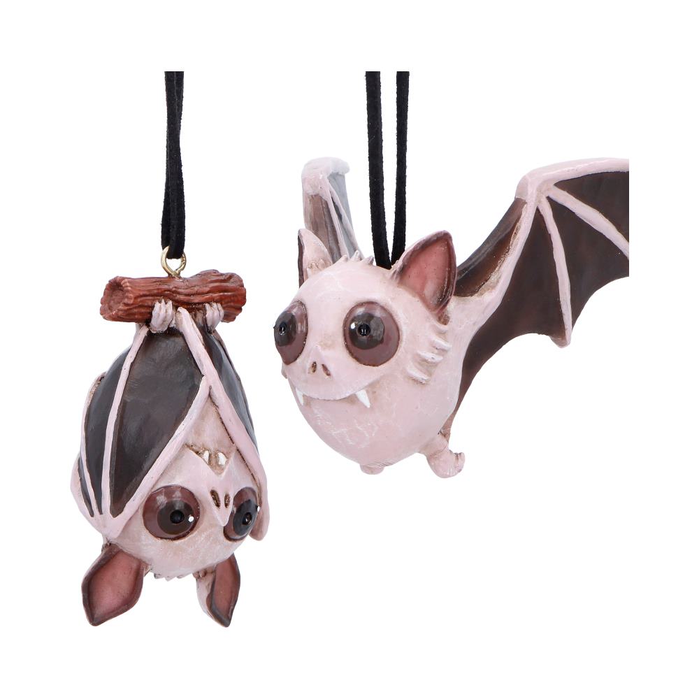 Sneak and Peak Halloween Hanging Ornaments (Set of 2) 6.7cm