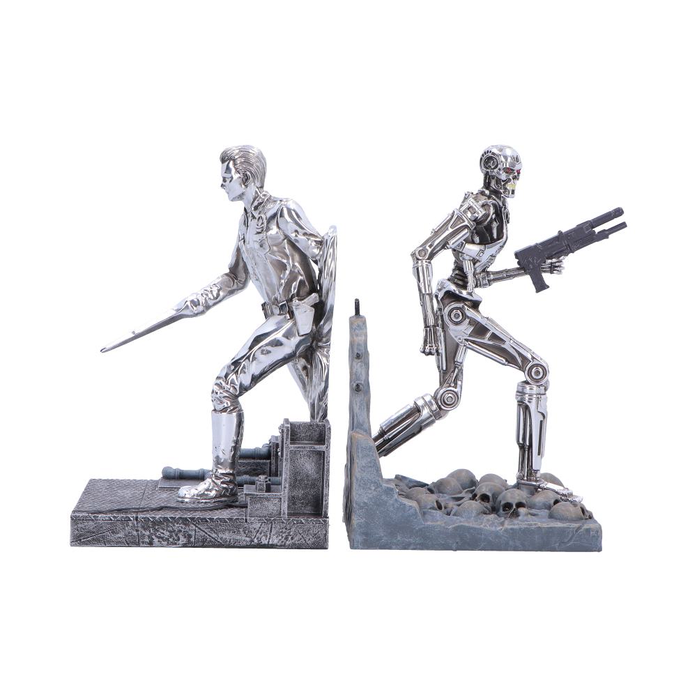 Terminator 2 Judement Day: T-1000 vs T-800 Bookends 18.5cm