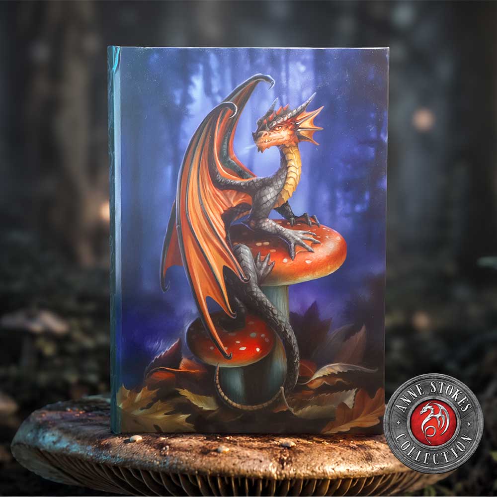 Anne Stokes Mushroom Dragon Journal 18cm