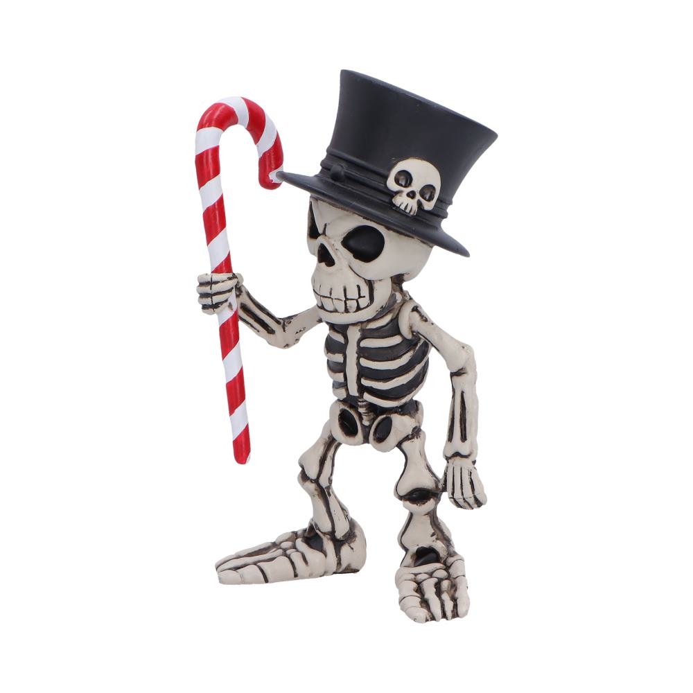 Candy Man Christmas Skeleton Figurine 10.5cm