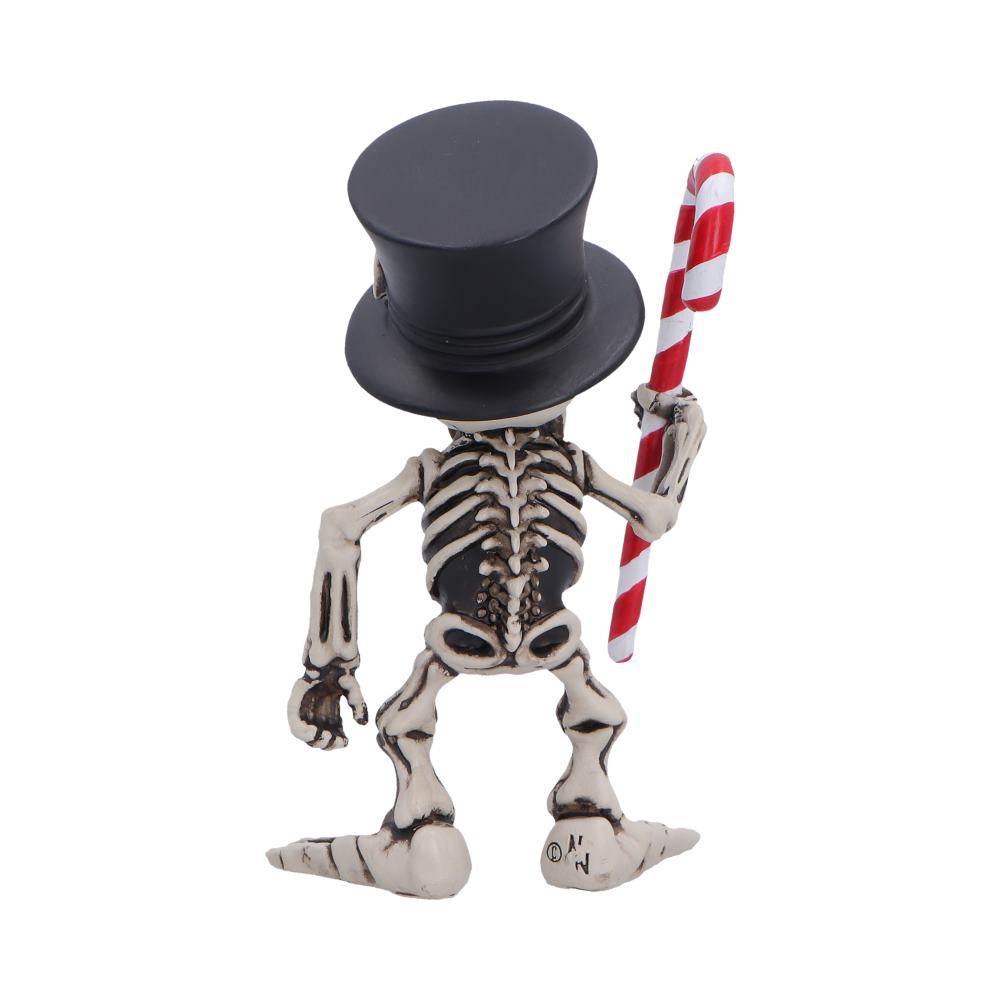 Candy Man Christmas Skeleton Figurine 10.5cm