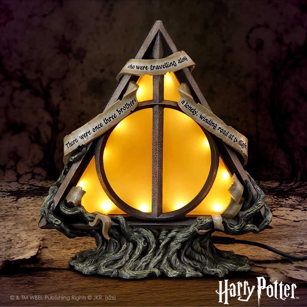 Official Harry Potter Deathly Hallows USB-C Lamp 22cm