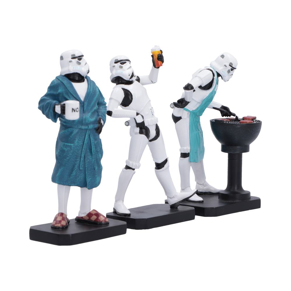Original Stormtrooper Living for the Weekend Figurine set 10.5cm