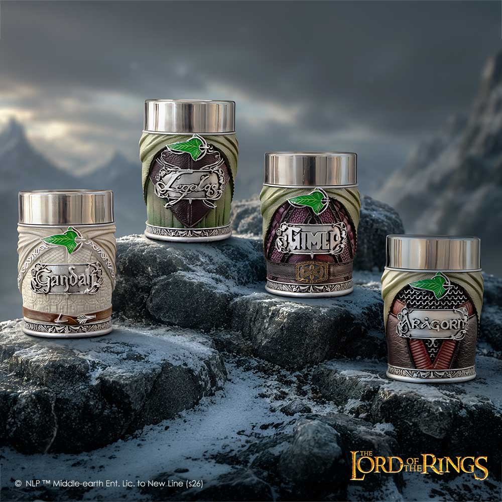 Lord of the Rings The Fellowship Shot Glass Set 8.3cm