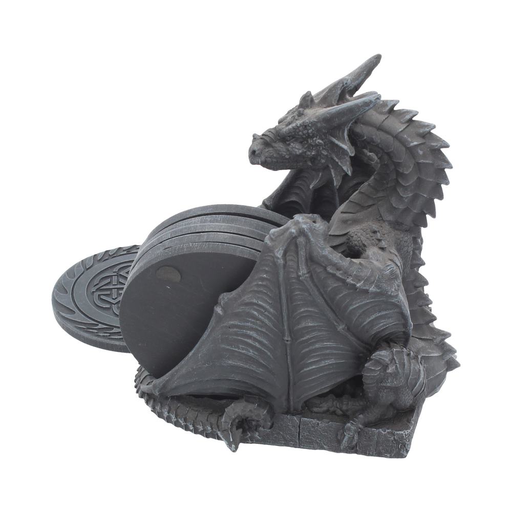 Dragons Lair Black Dragon Coaster Set