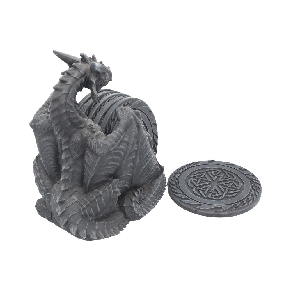 Dragons Lair Black Dragon Coaster Set