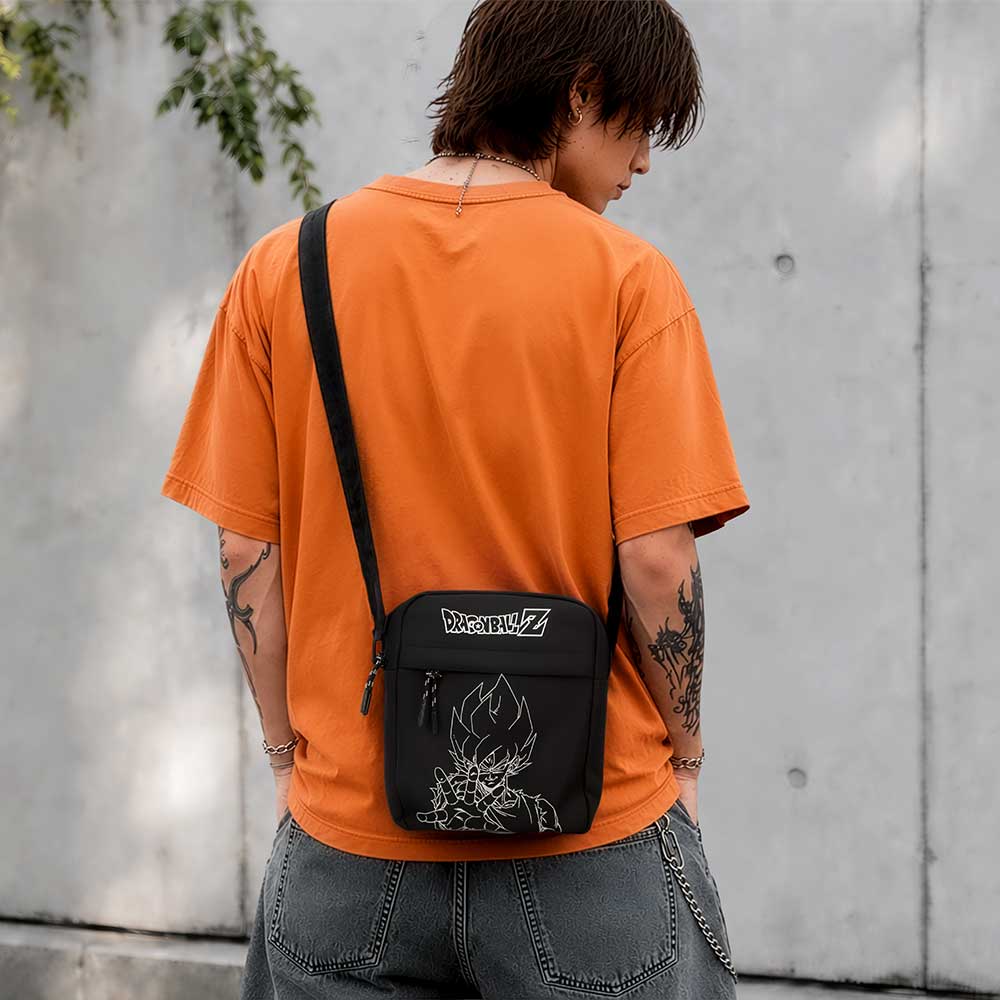Dragon Ball Z Super Saiyan Goku Crossbody Bag 22.8cm