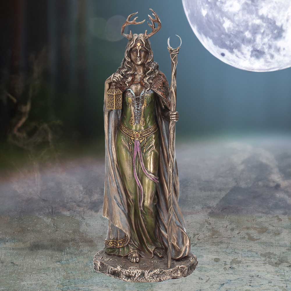 Keeper of the Forest Figurine Bronze Elen of the Ways Ornament