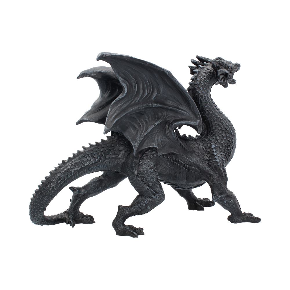 Obsidian Dragon Watcher 31cm