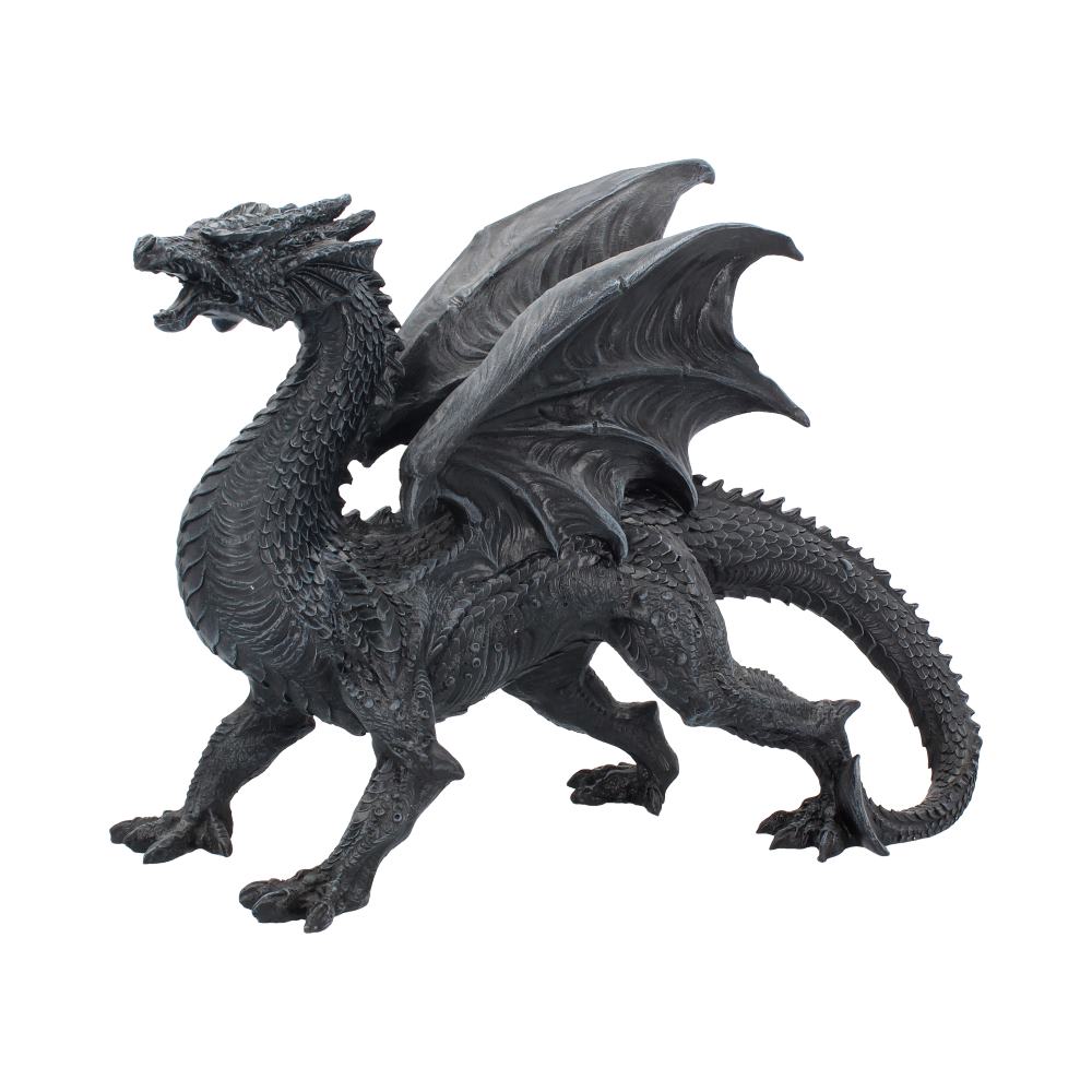 Obsidian Dragon Watcher 31cm