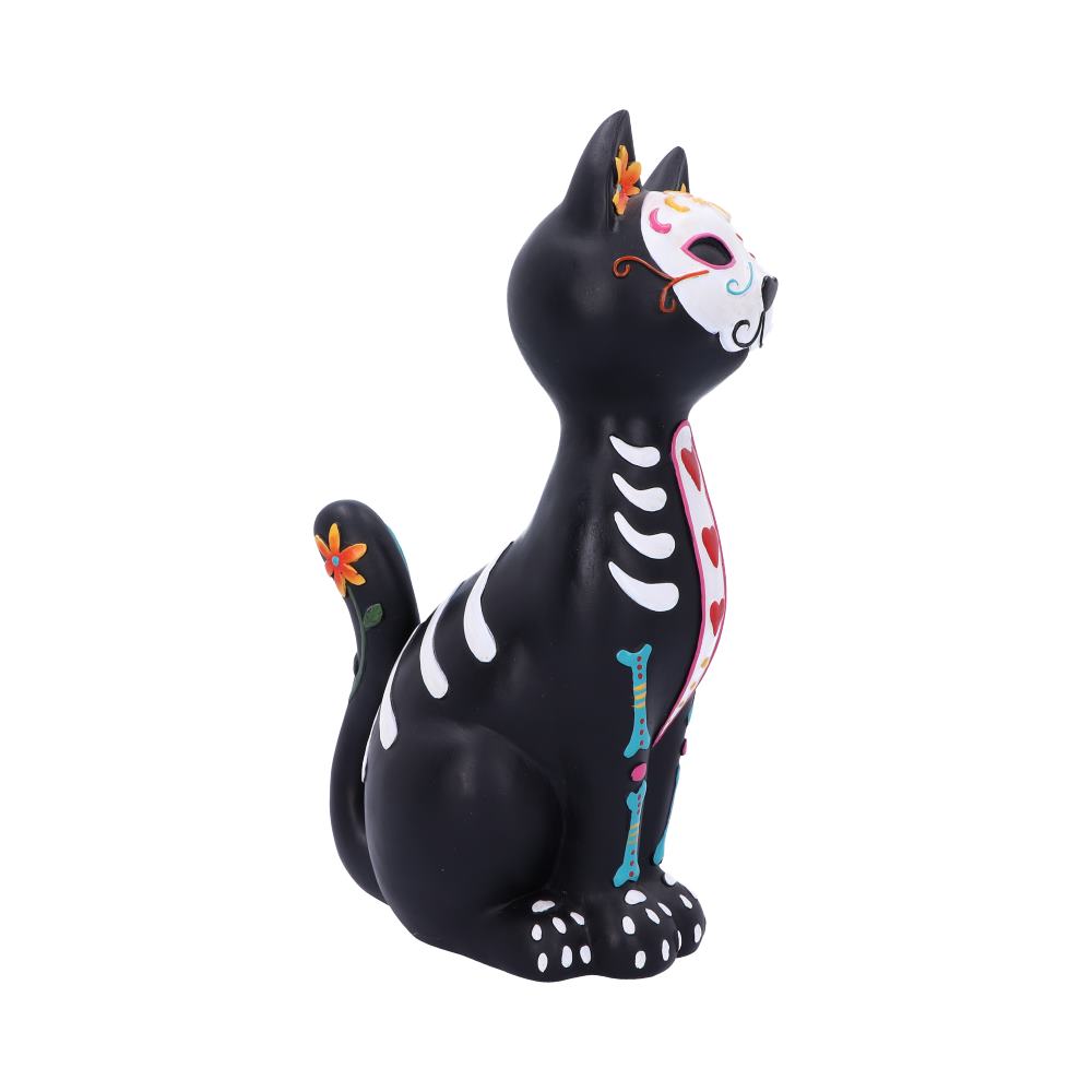 Sugar Puss Figurine Day of the Dead Cat Ornament