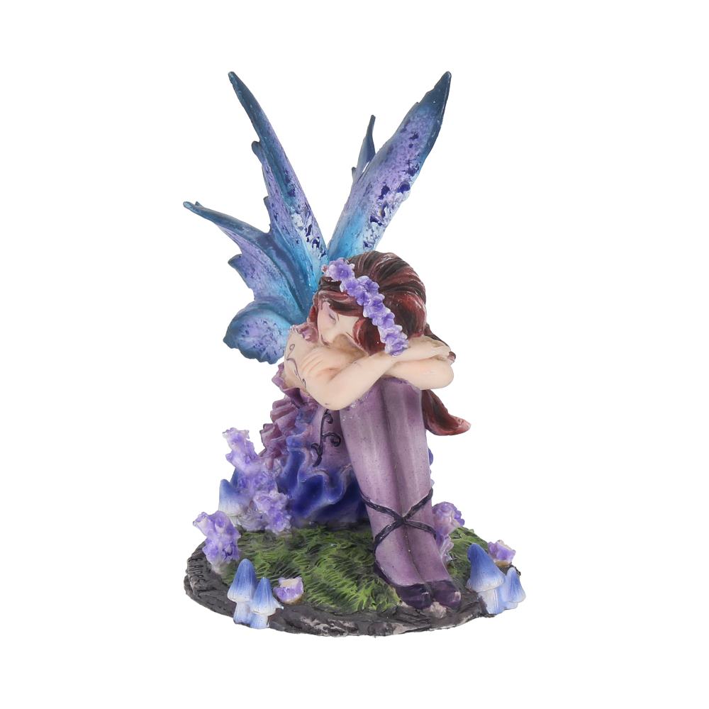 Akina Figurine Purple Blue Floral Fairy Ornament