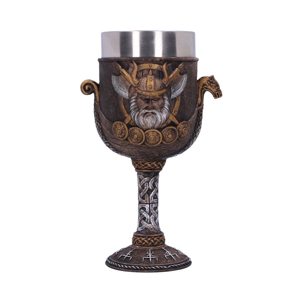 Valhalla Goblet Viking Dragon Boat Wine Glass