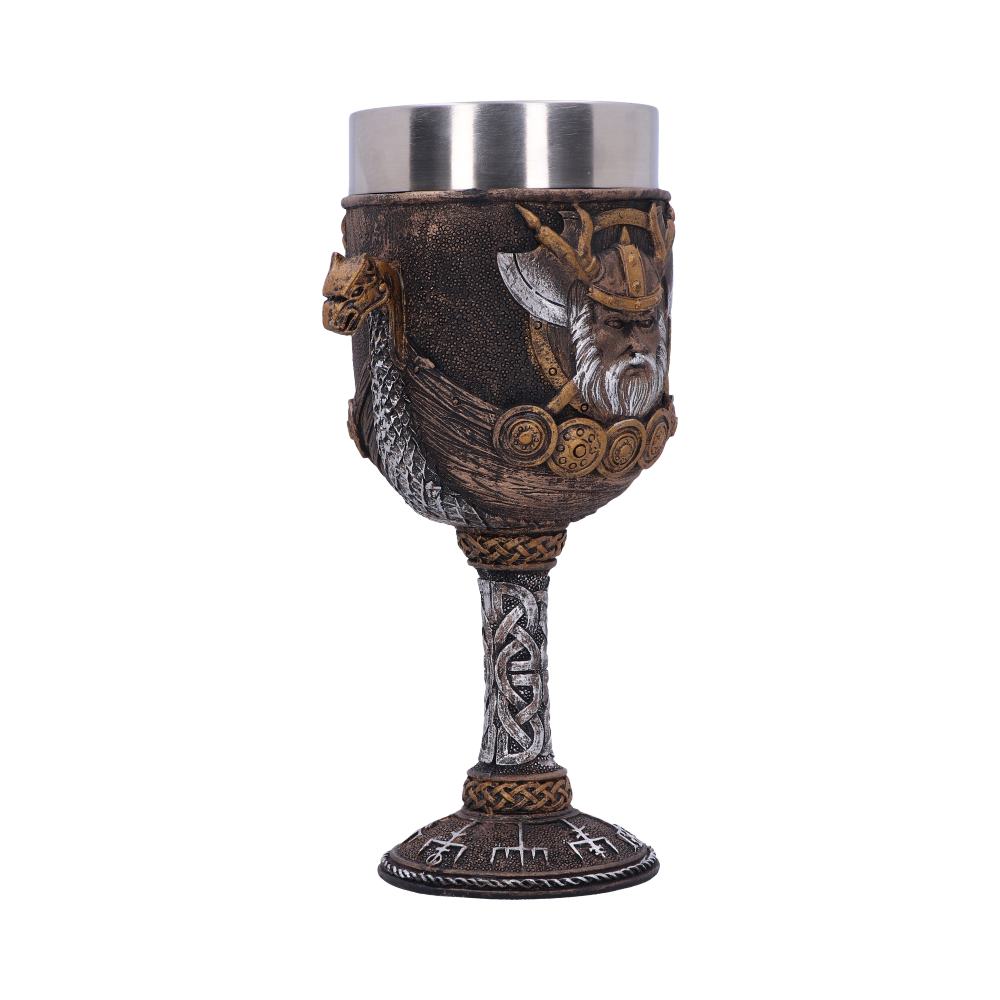 Valhalla Goblet Viking Dragon Boat Wine Glass