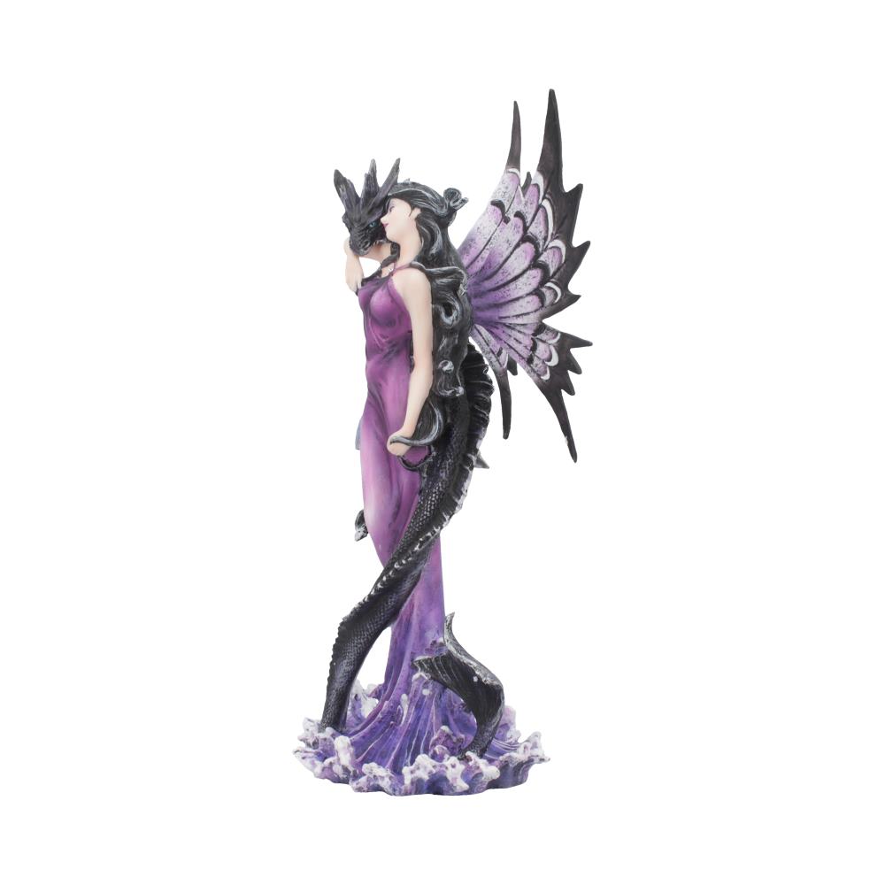 Guardians Embrace Figurine Dark Fairy Dragon Ornament