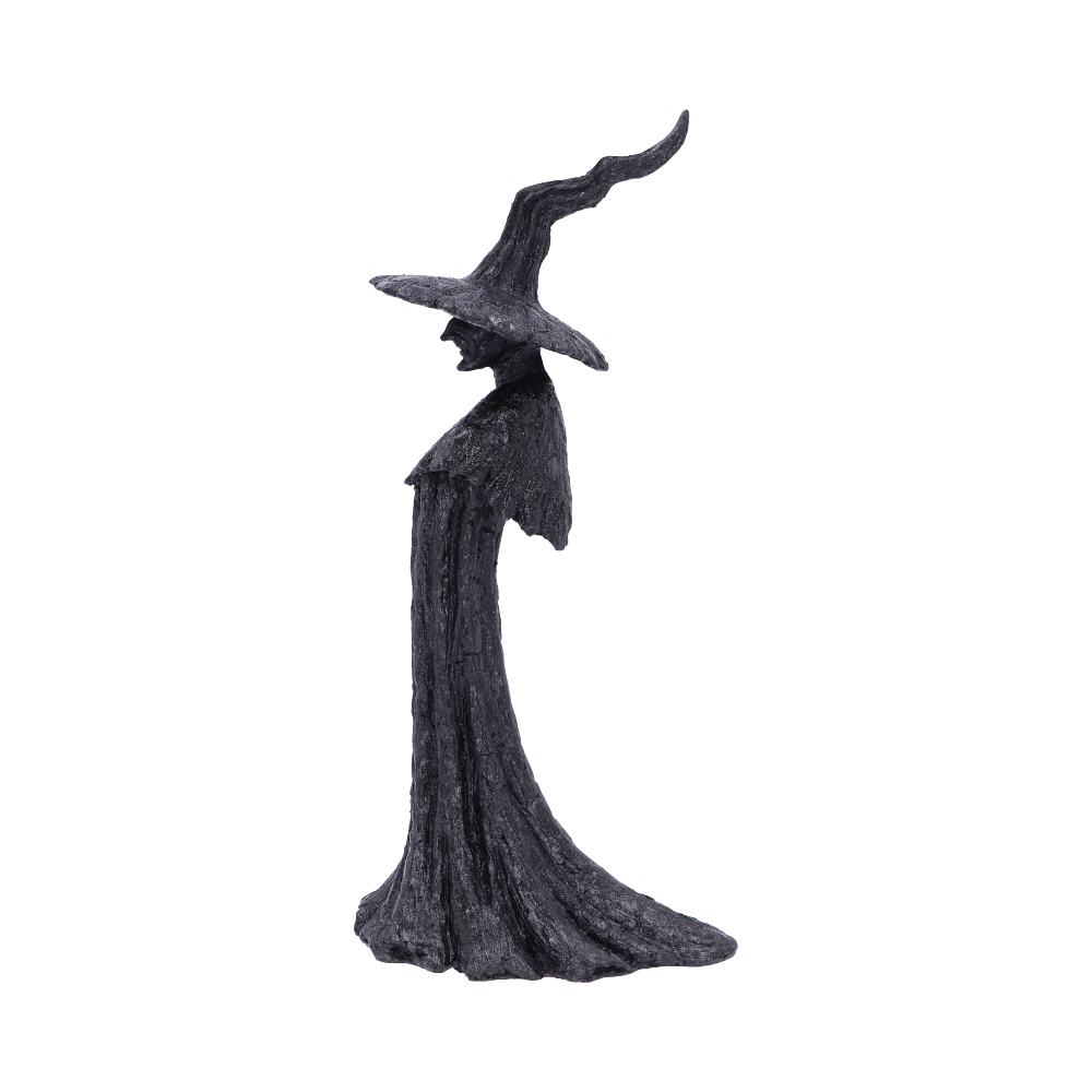 Talyse Black Glittered Forest Witch Ornament