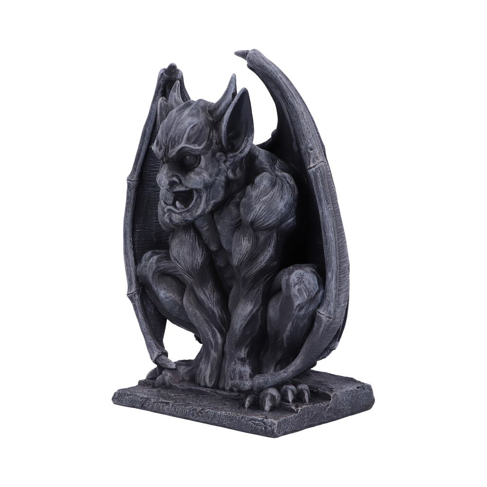 Adalward Dark Black Grotesque Gargoyle Figurine
