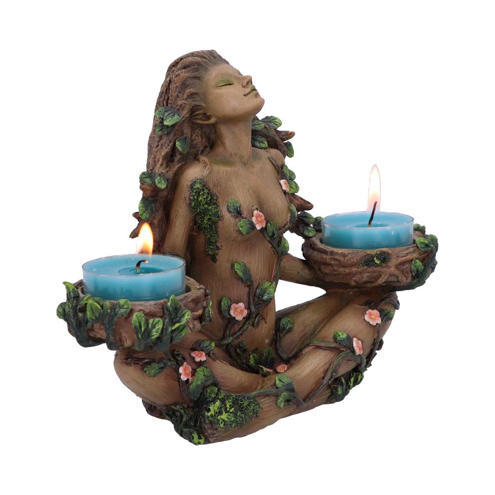 Balance of Nature Female Tree Spirit Tealight Candle Holder