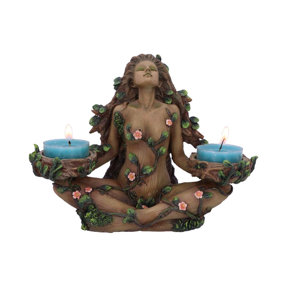 Balance of Nature Female Tree Spirit Tealight Candle Holder