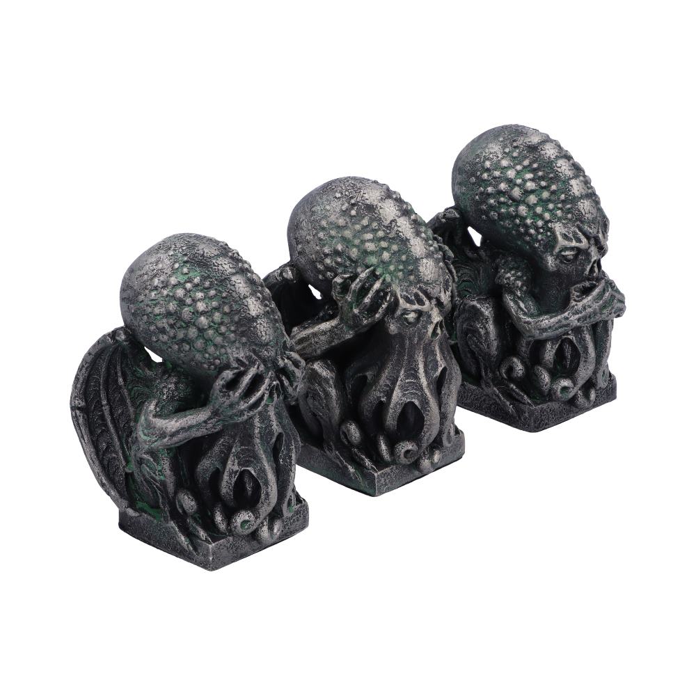 Three Wise Cthulhu Figurines 7.6cm