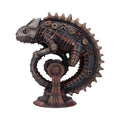 Bronze Mechanical Chameleon Steampunk Lizard Figurine