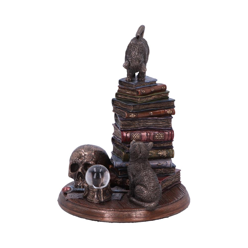 Feline Scholars Bronze Cat Ornament