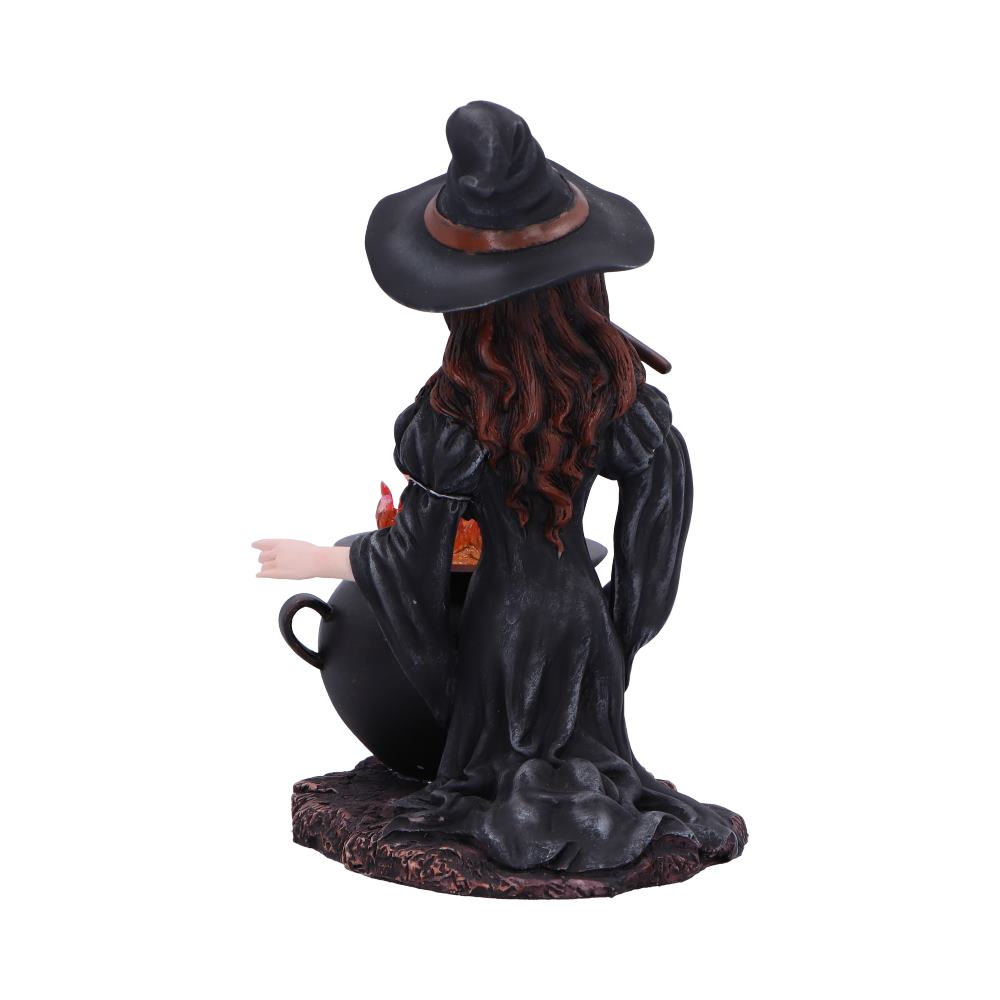 Althea Witch figurine with Flame Cauldron