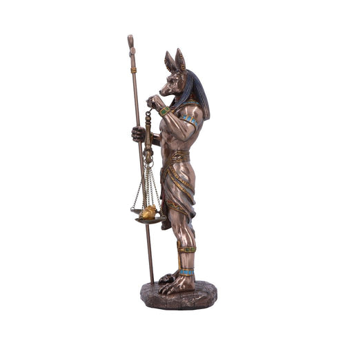 Bronzed Anubis Figurine Guardian of the Tombs, Symbol of Justice
