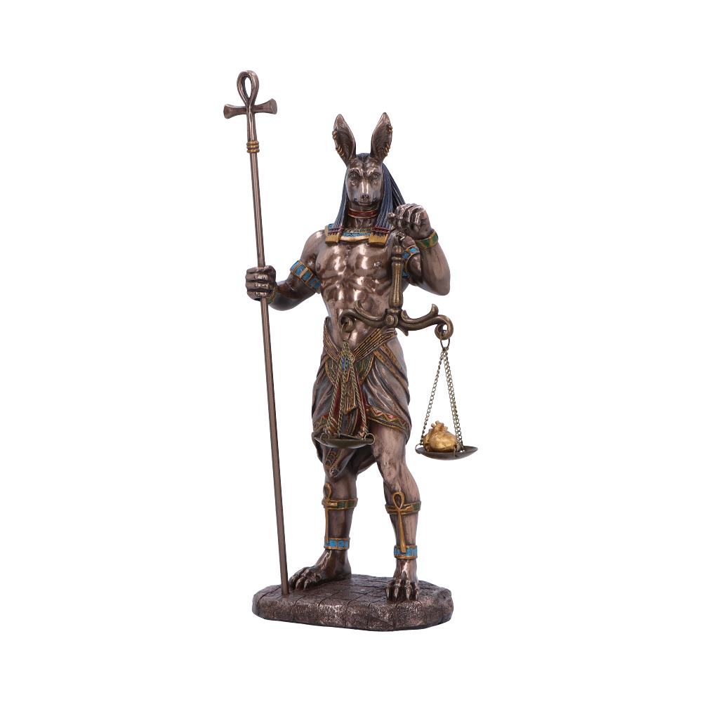 Bronzed Anubis Figurine Guardian of the Tombs, Symbol of Justice