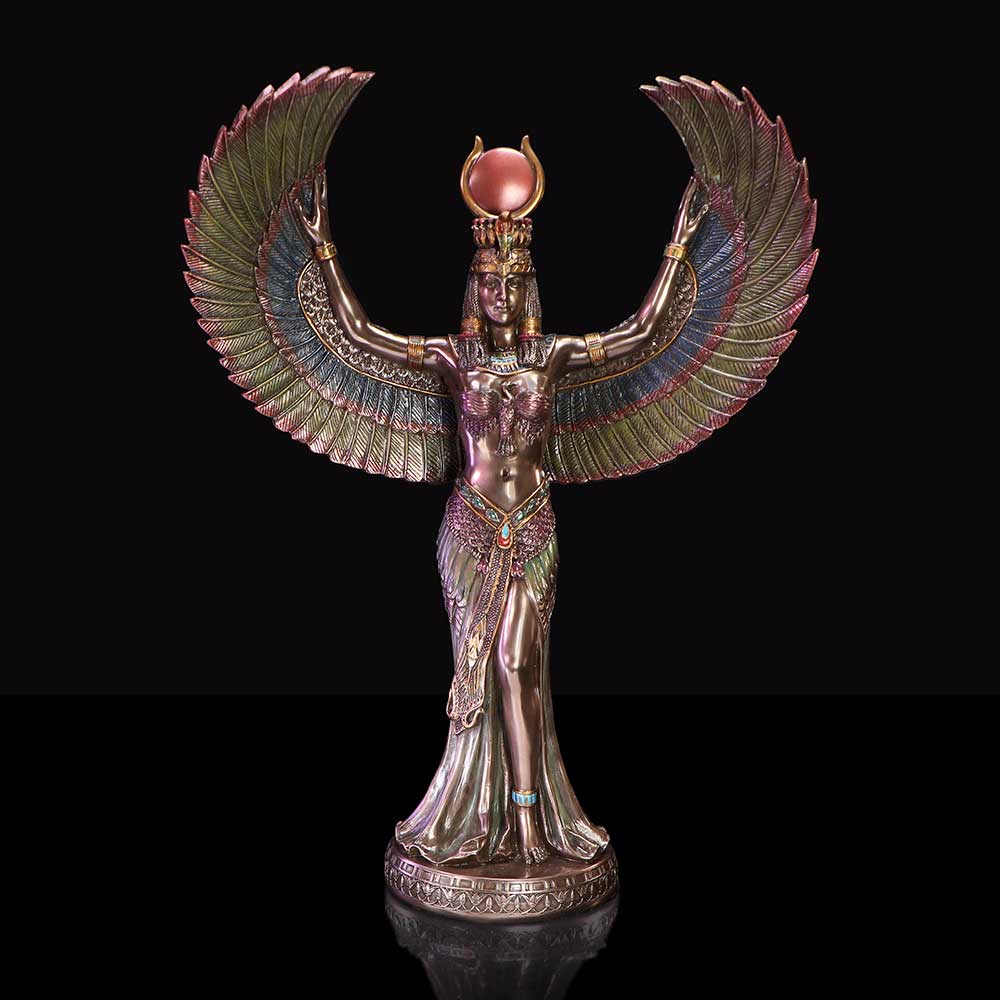Graceful Isis Figurine Embodiment of Magic, Wisdom, and Divinity