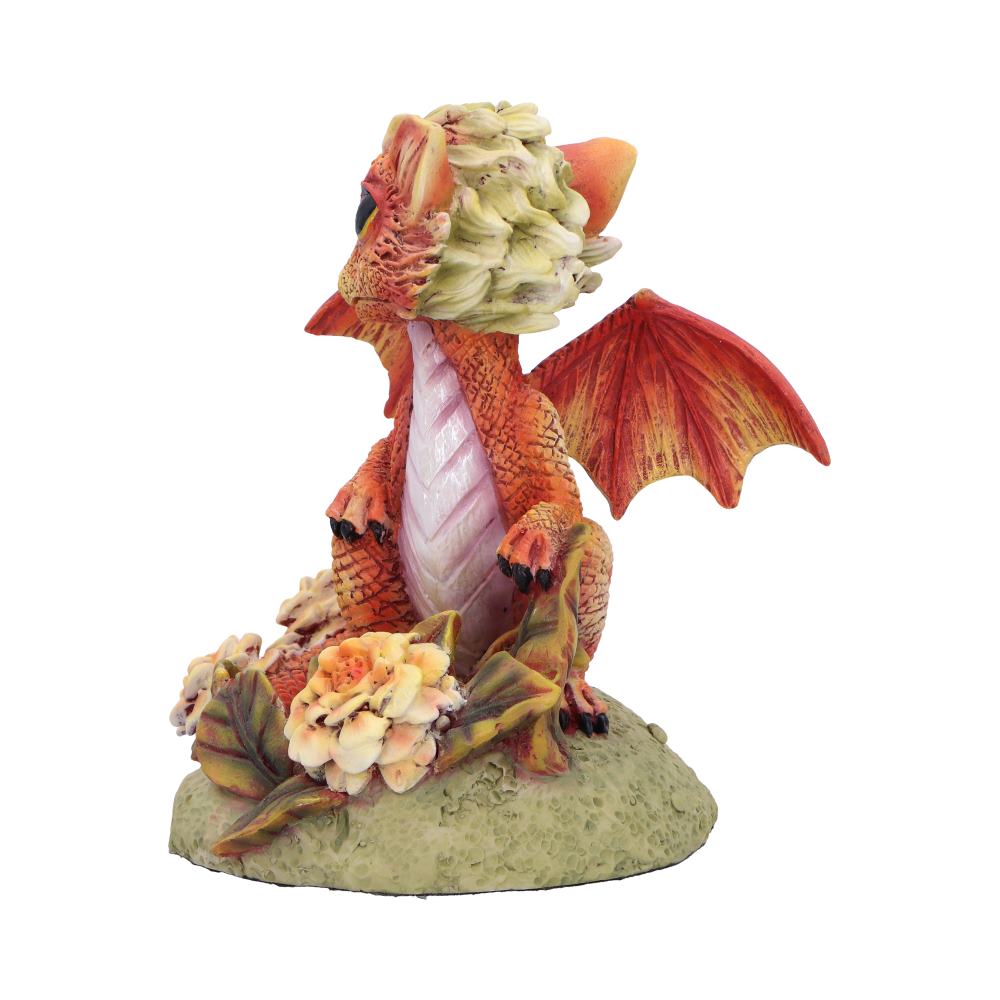 Marigold Flower Dragon Figurine