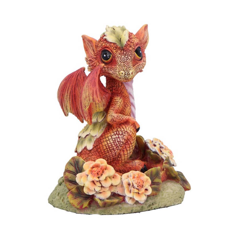 Marigold Flower Dragon Figurine