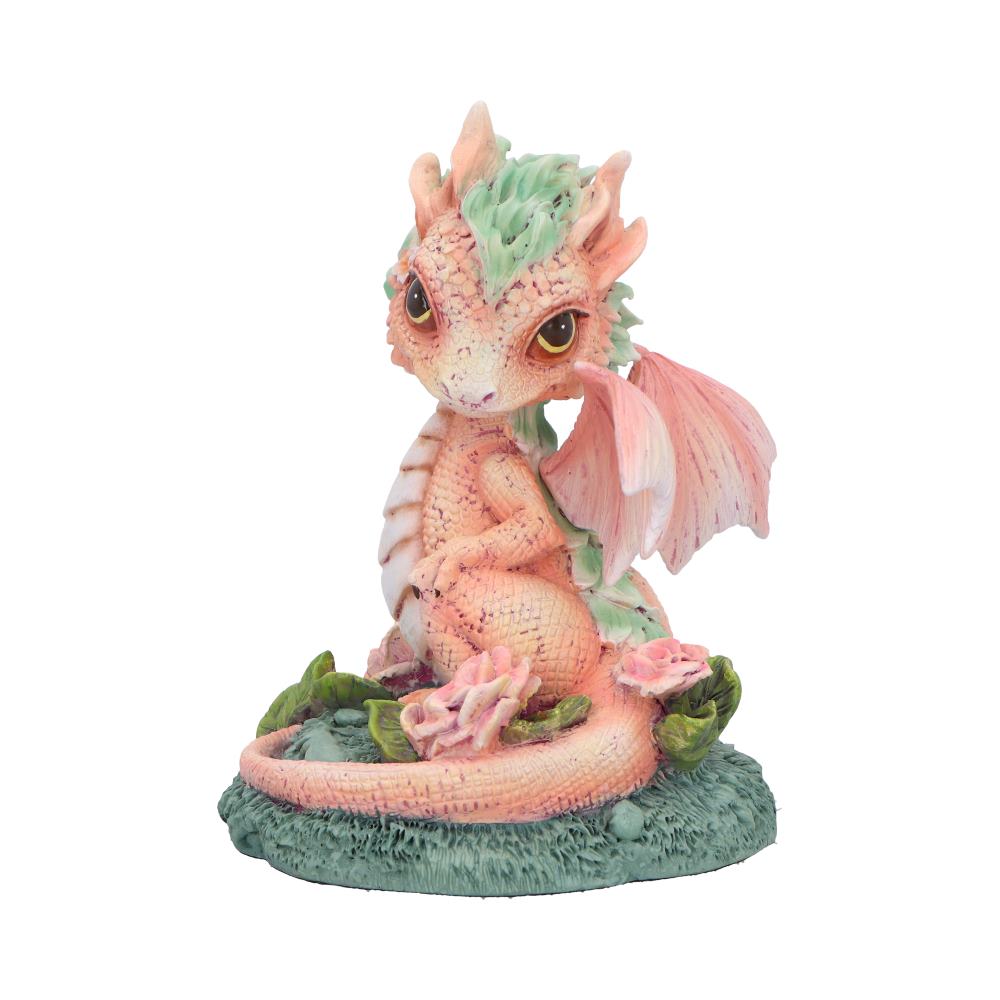 Carnation Flower Dragon Figurine