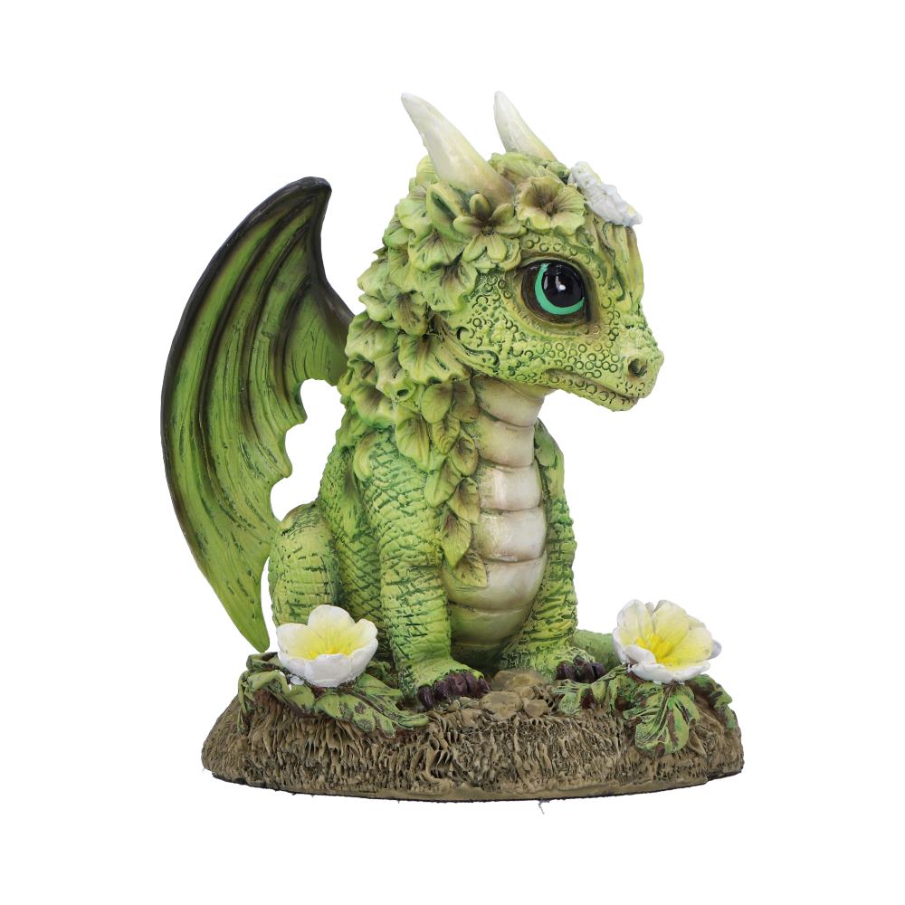 Freesia Flower Dragon Figurine