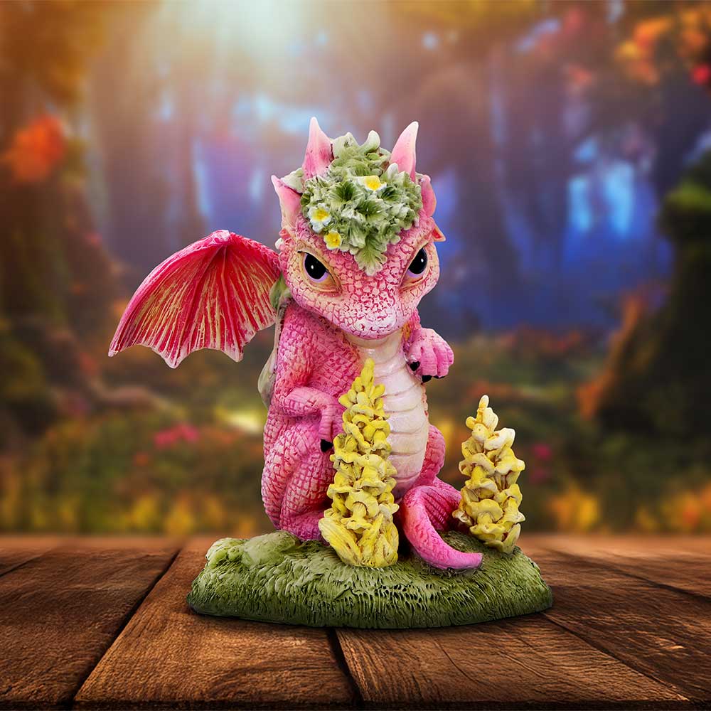 Snapdragon Flower Dragon Figurine