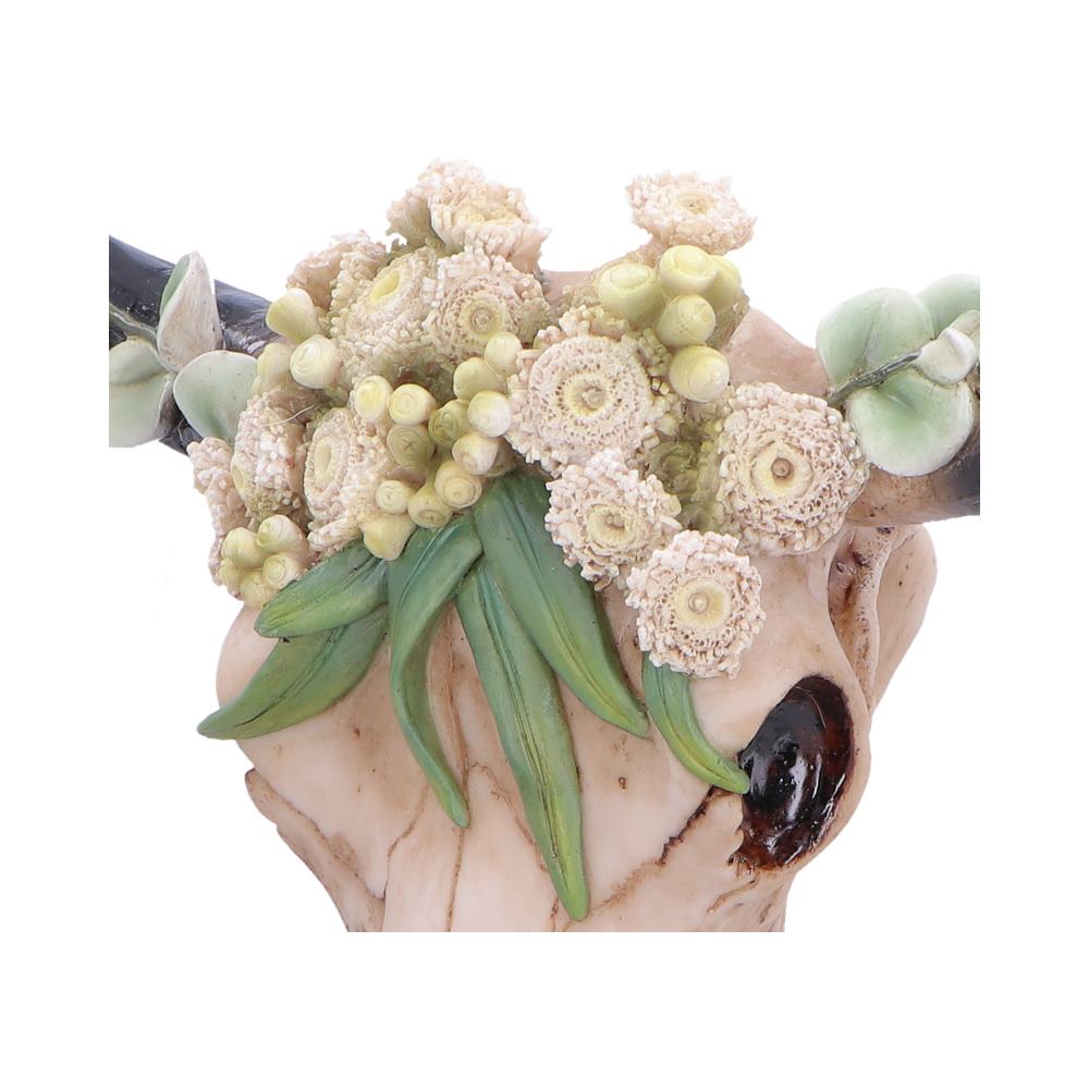 Floral Crown Skull Ornament 27.5cm