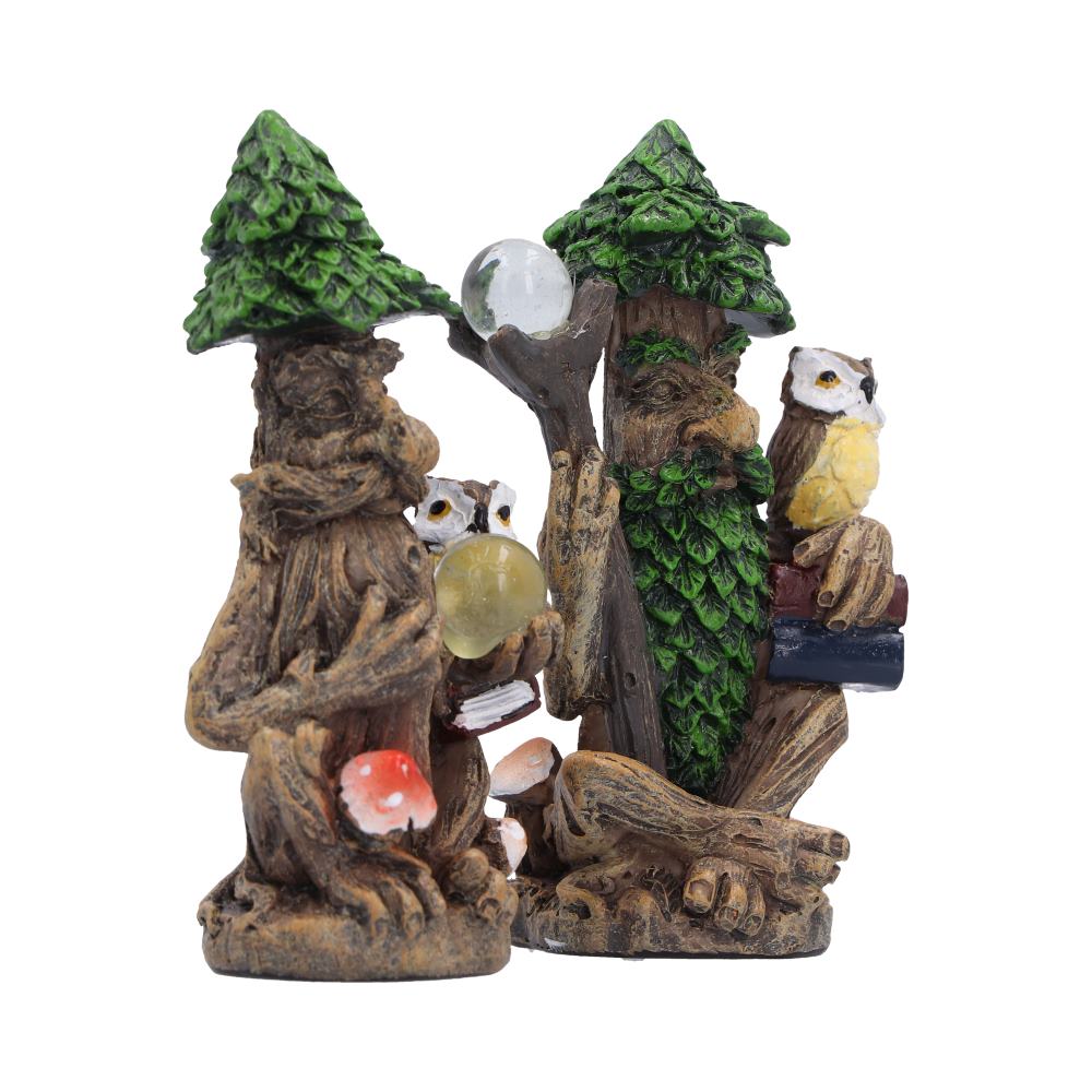 Ancient Scholars Set of 2 Tree Figurines 8.3cm