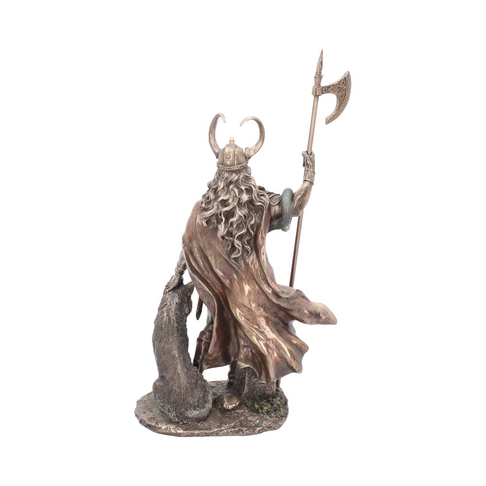 Bronzed Loki-Norse Trickster God Figurine 35cm
