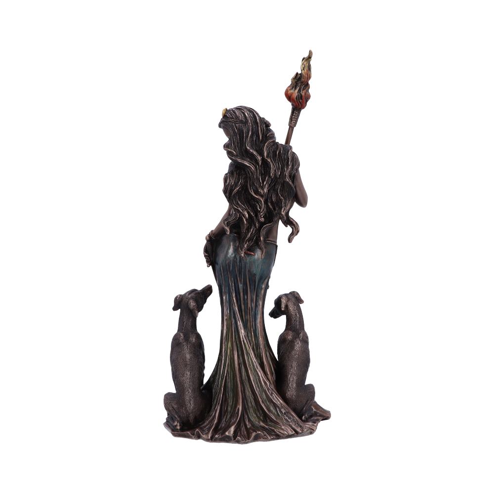 Bronze Mythological Hecate Moon Goddess Figurine 34cm