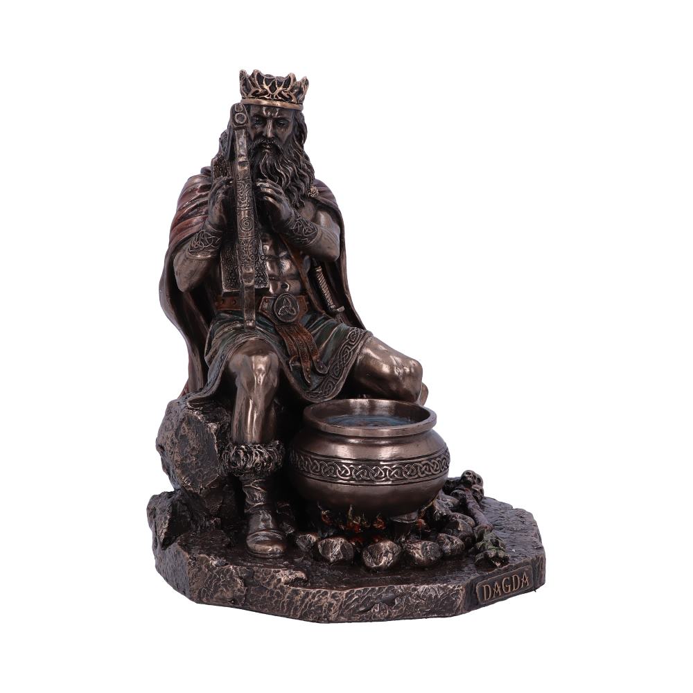 Bronze Dagda King of Tuatha De Danann Celtic Deity Figurine