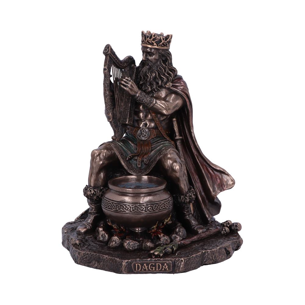 Bronze Dagda King of Tuatha De Danann Celtic Deity Figurine