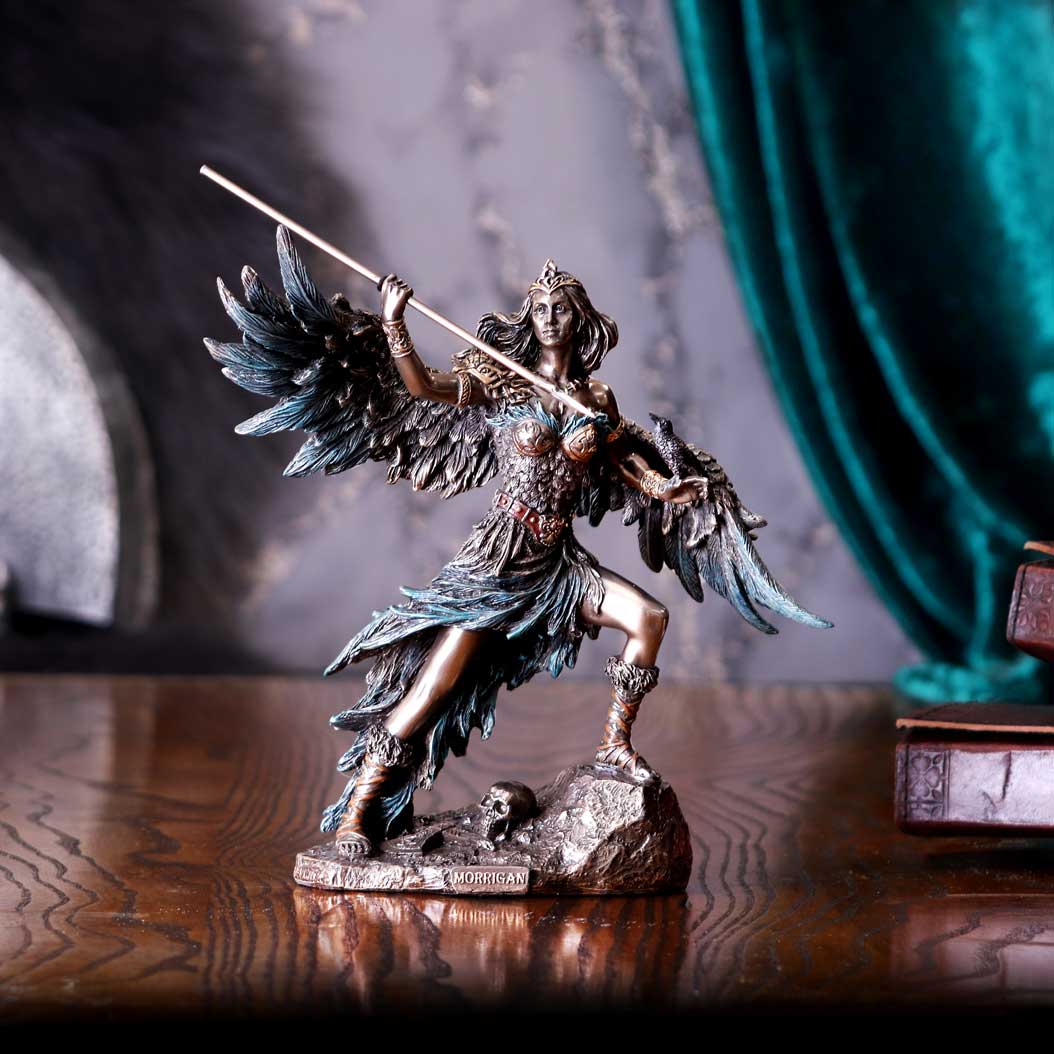 Morrigan - Celtic Phantom Queen Bronze Figurine 22cm