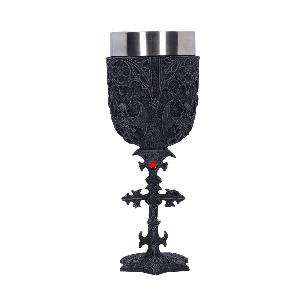 Vampires Goblet Gothic Horror Bat Wine Glass