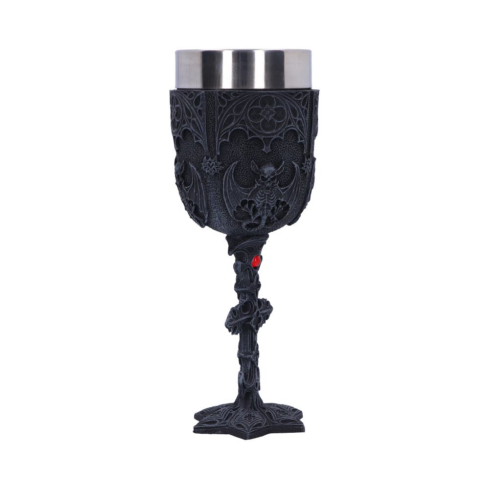 Vampires Goblet Gothic Horror Bat Wine Glass