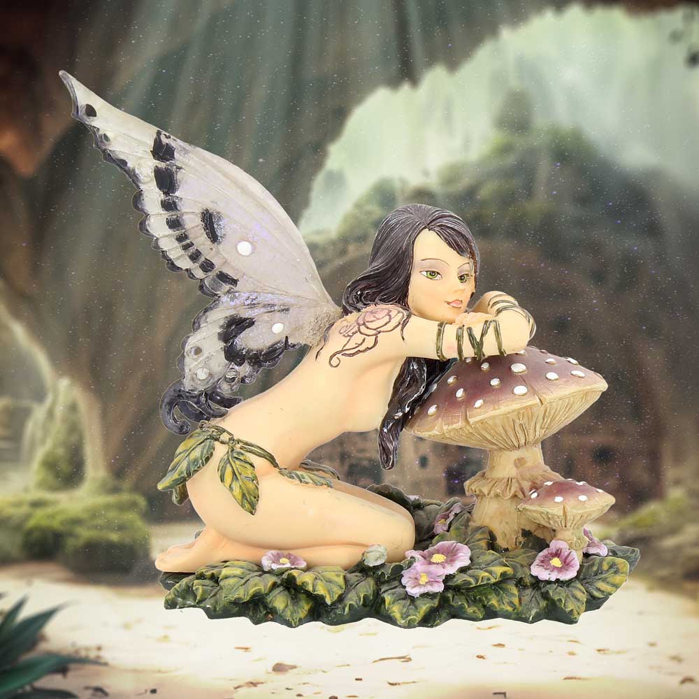 Small Toadstool Fairy Figure Serena 13cm