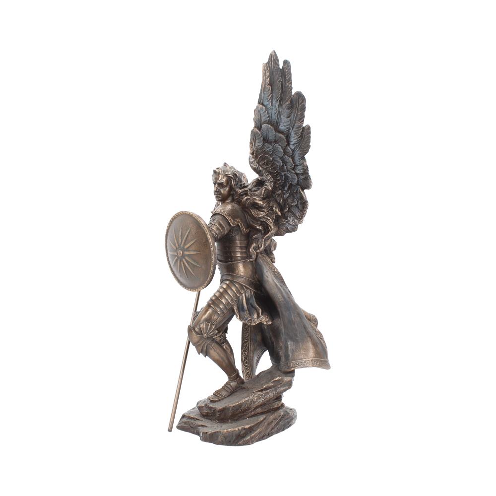 Bronzed Archangel Raphael Religious Warrior 35cm